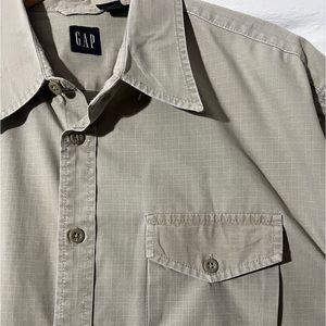 Vintage 80’s GAP khaki shirt (XL)